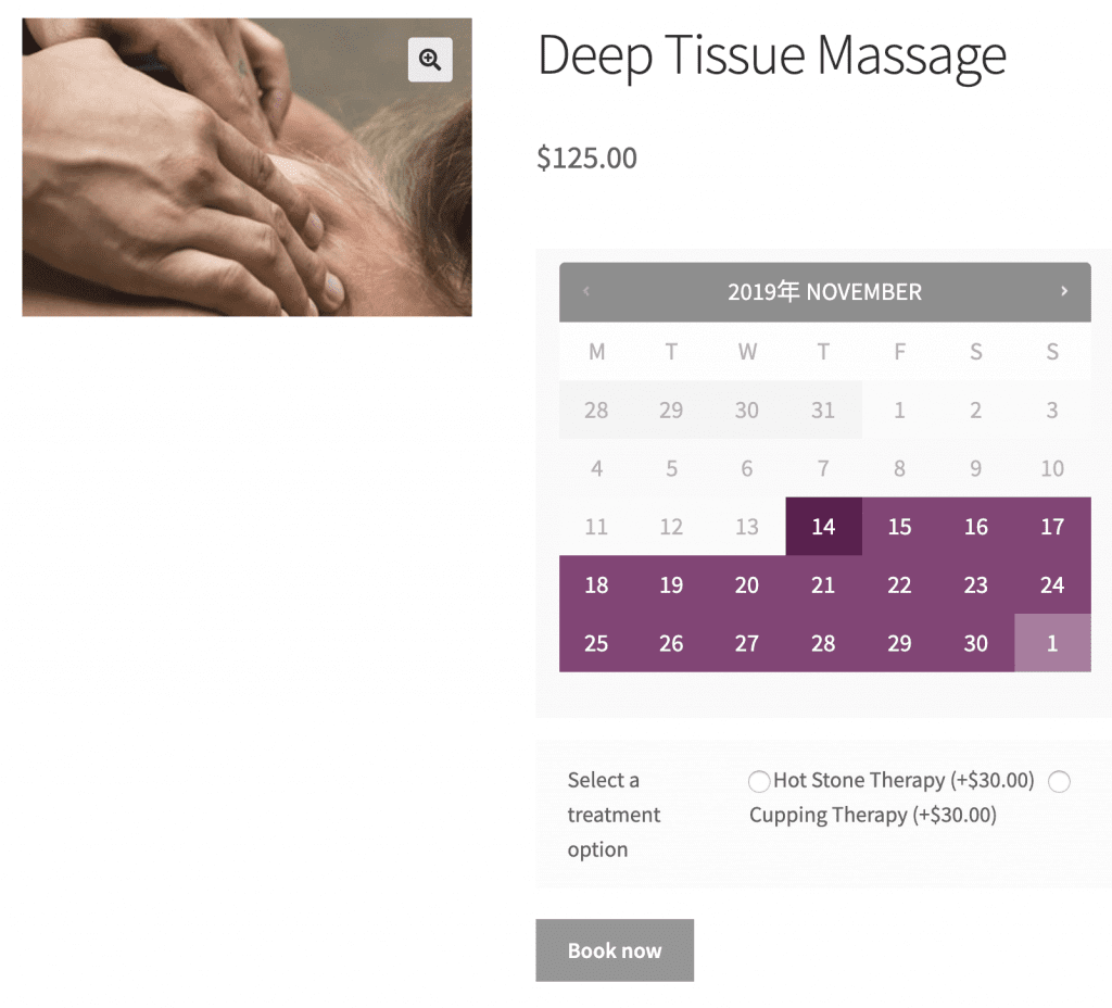 Deep tissue massage with style issues on addon